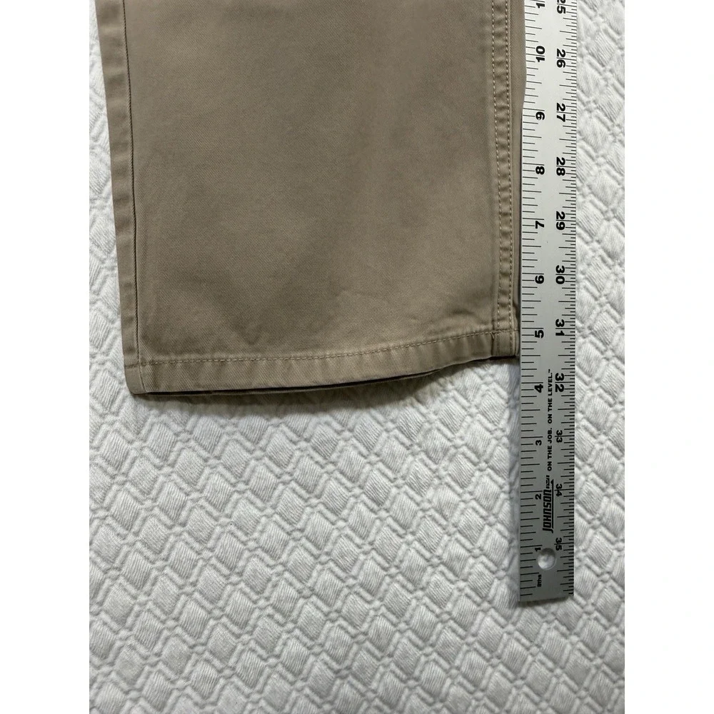 Bonobos Slim Straigh Chinos Pants Men 29x31.5 Tan Casual Preppy Golf Office Flaw